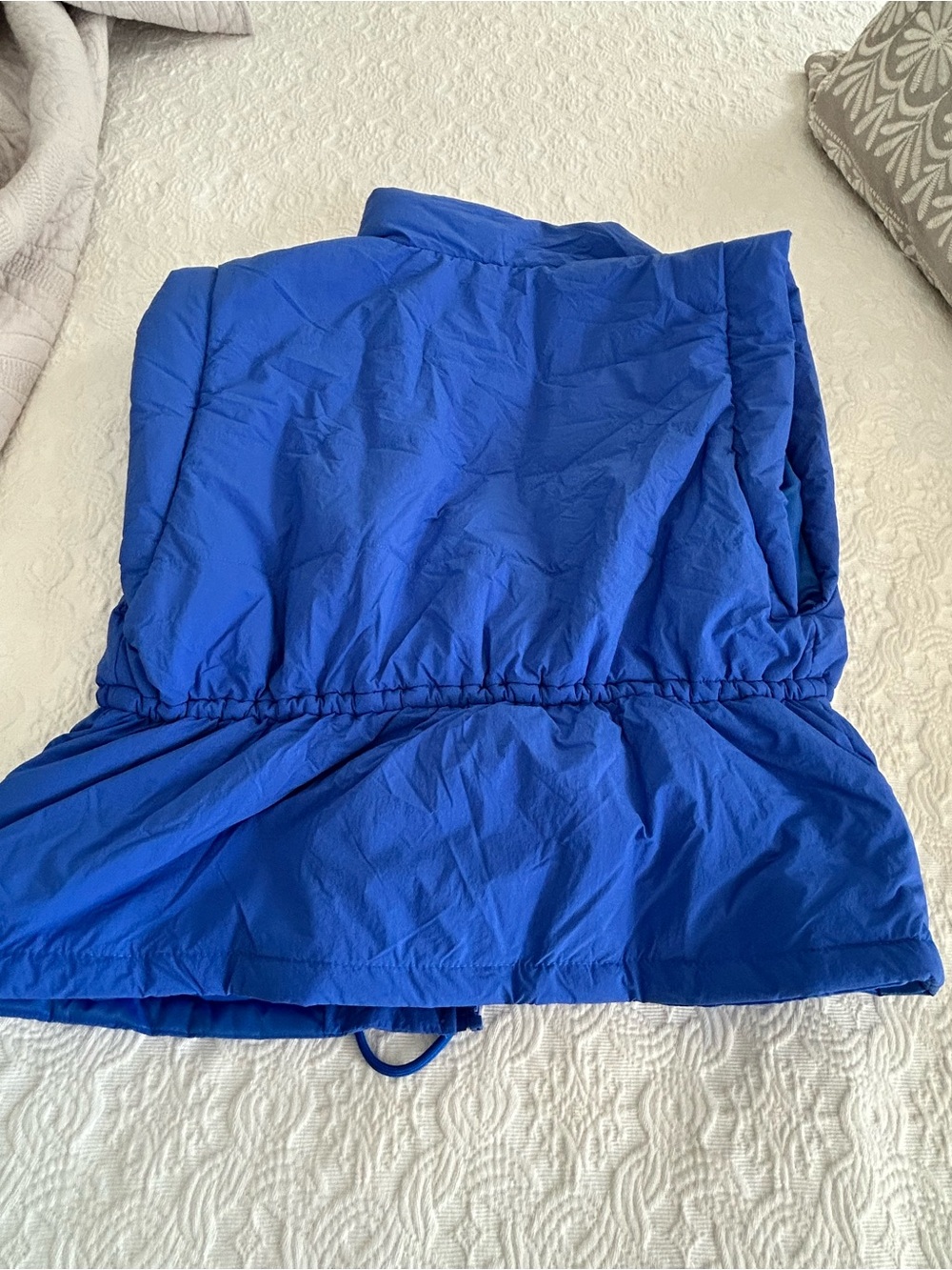 TCEC Royal Blue Puffer Jacket with Logo Label